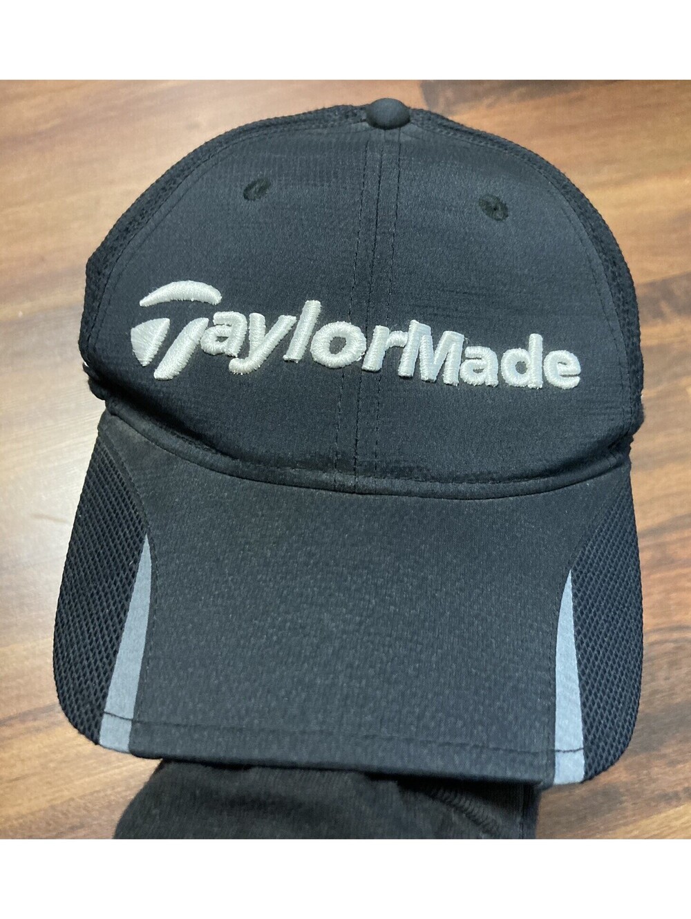 Taylor Made RBZ R11s Golf Hat Cap Black Stretch Flex Fit One Size Adjustable